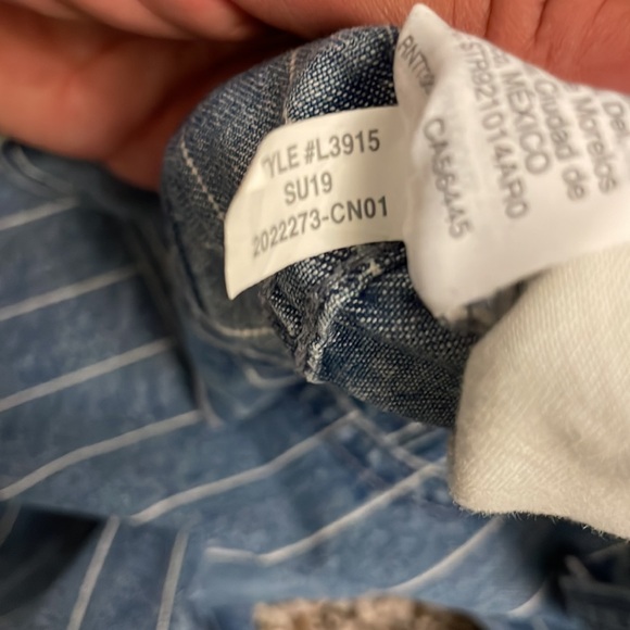 Madewell The Perfect Vintage Jean: Pinstripe Edition Sz 30 - Picture 6 of 15